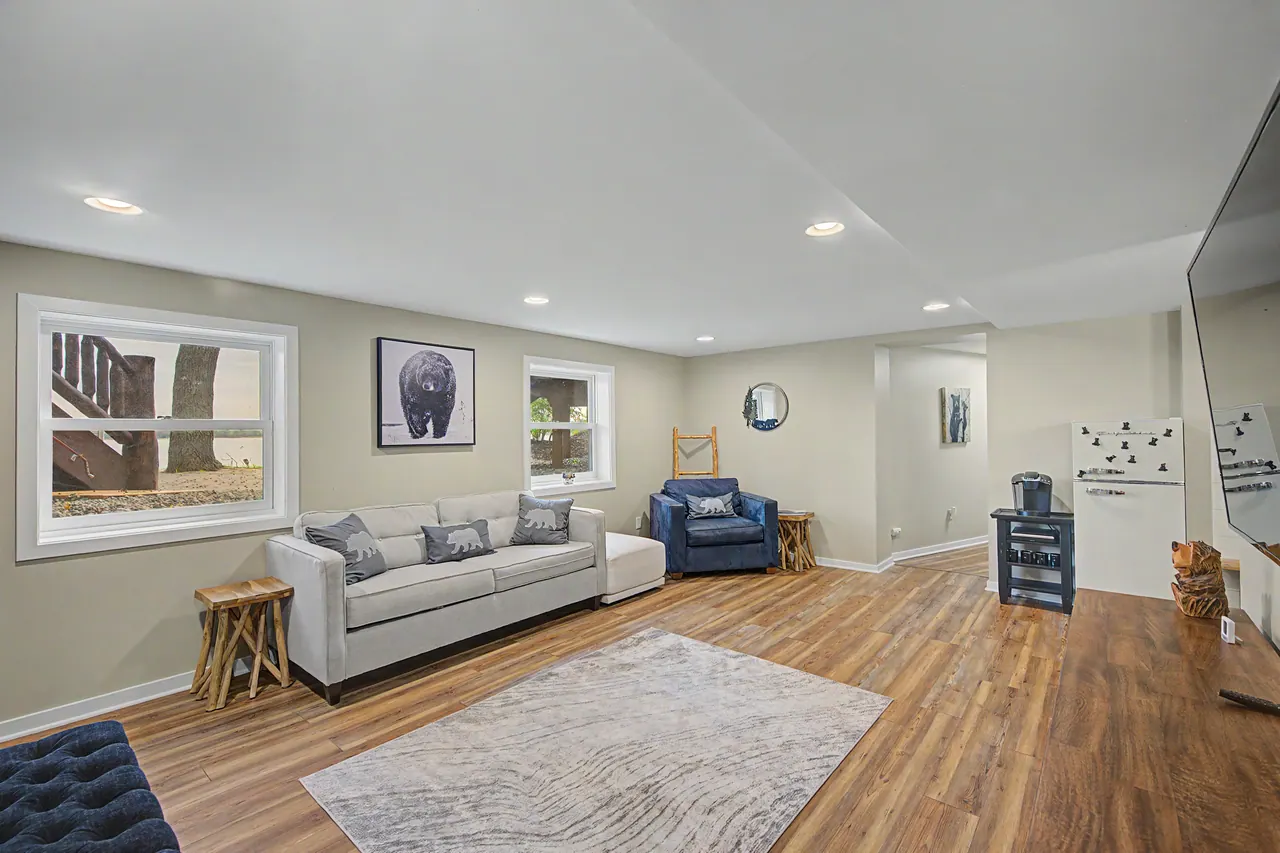 Lower-level family room