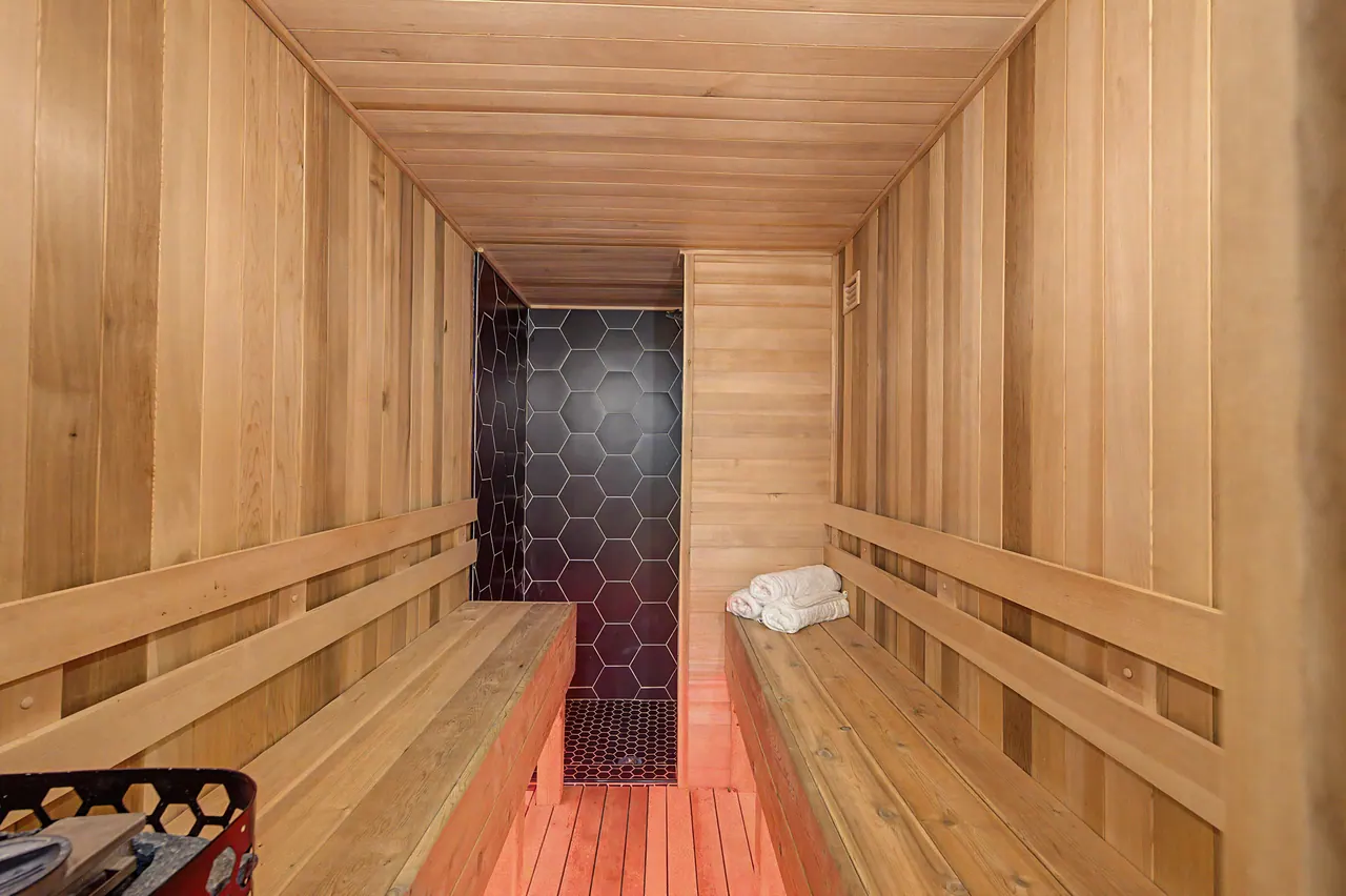 Cedar sauna